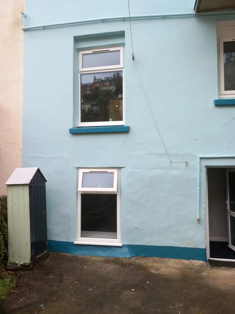 Rear of the property